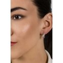Brilio Silver Non-slip silver earrings with zircons EA885W Brilio Silver Non-slip silver earrings with zircons EA885W
