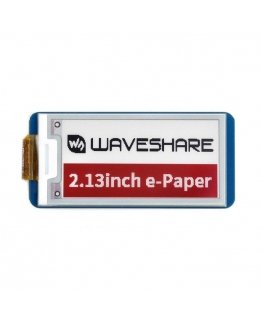 2.13” E-Paper E-Ink ekranas 212x104px, SPI, 3 spalvų, skirtas Raspberry Pi Pico, Waveshare 19588