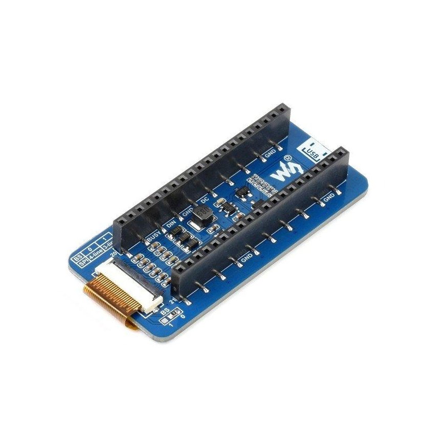 2.13” E-Paper E-Ink display 212x104px, SPI, 3 colors, for Raspberry Pi Pico, Waveshare 19588 – 4