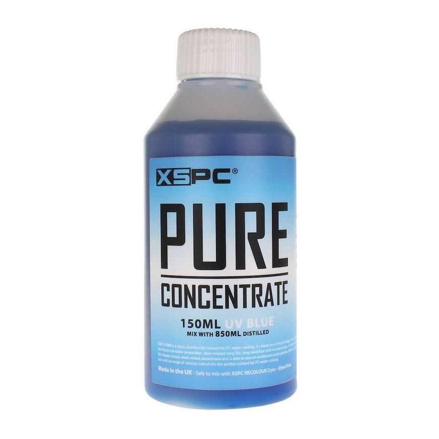 XSPC Pure Kühlmittelkonzentrat, 150 ml - sininen, UV