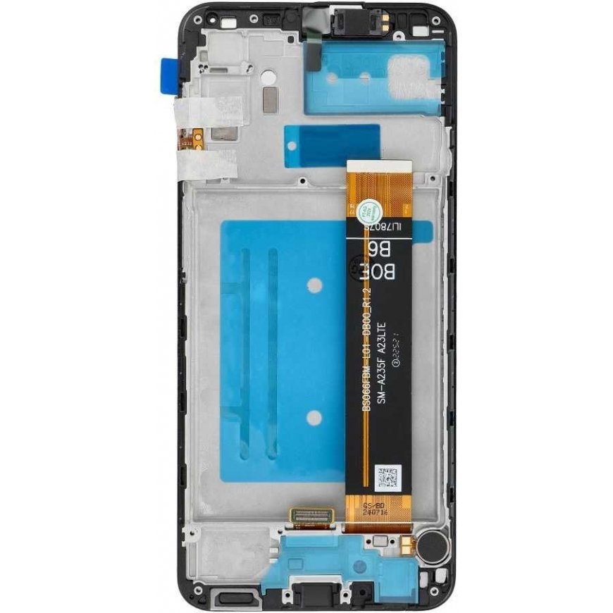 FixCell LCD ekranas, skirtas SAMSUNG A23 4G A235F OEM su rėmeliu