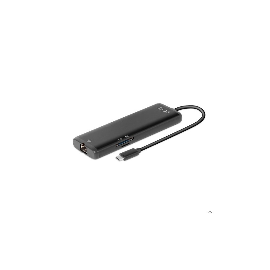CLUB3D CSV-1597 kannettavien tietokoneiden telakka ja porttitoistin USB 3.2 Gen 1 (3.1 Gen 1) Type-C