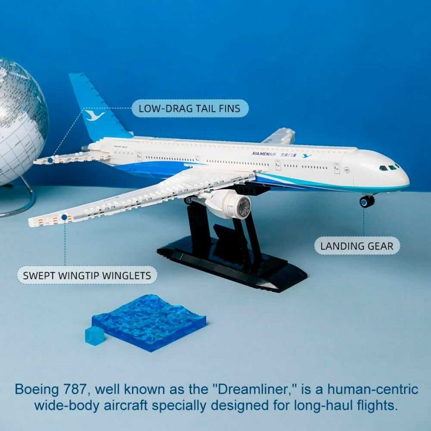 Pantasy construction blocks Boeing 787 Dreamliner, 55 cm, 744 pieces – 3