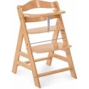 Hauck Alpha+ high chair, Natural + Alpha Click Tray, White Hauck Alpha+ high chair, Natural + Alpha Click Tray, White