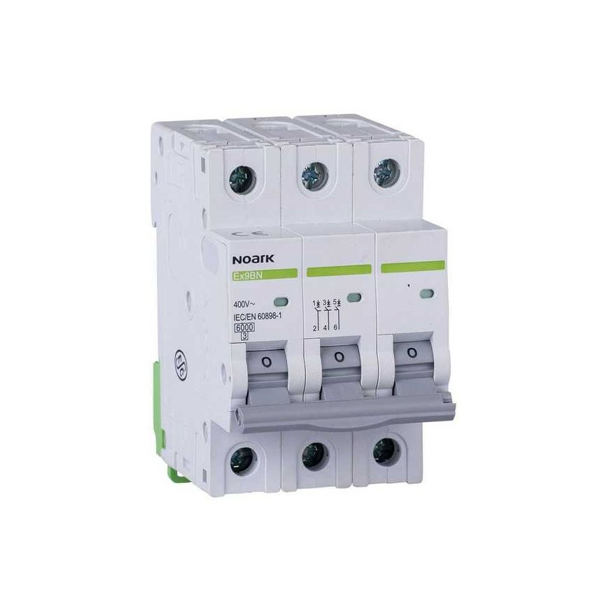 CIRCUIT BREAKER 6 KA, B, 10A, 3P, Ex9BN 3P B10 Noark 100051