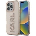 Karl Lagerfeld IML Strass Logo iPhone 16 Pro -suojakuori - Vaaleanpunainen Karl Lagerfeld IML Strass Logo iPhone 16 Pro -suojakuori - Vaaleanpunainen