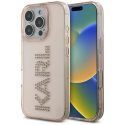 Dėklas Karl Lagerfeld IML Rhinestones Logo iPhone 16 Pro Case - Rožinė Dėklas Karl Lagerfeld IML Rhinestones Logo iPhone 16 Pro Case - Rožinė