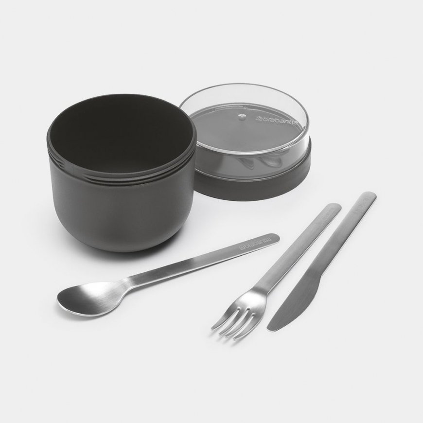 Brabantia Make & Take Lounasrasia 0,5 L Muovi Harmaa 1 kpl – 3