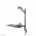 Neomounts DS90-325BL1 Sit-stand workstation desk 17-32" - gas spring Neomounts DS90-325BL1 Sit-stand workstation desk 17-32" - gas spring