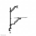 Neomounts DS90-325BL1 Sit-stand workstation desk 17-32" - gas spring Neomounts DS90-325BL1 Sit-stand workstation desk 17-32" - gas spring