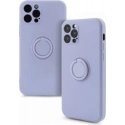 Mocco Pastel Ring Silicone Back Case for Samsung Galaxy S21 FE 5G Blue
