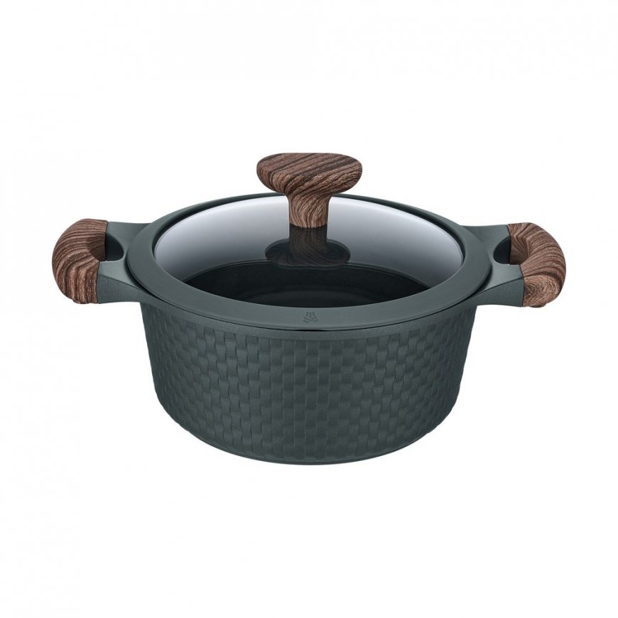Resto Kitchenware Ran 2,4 L Apaļš Melns, Koks – 2