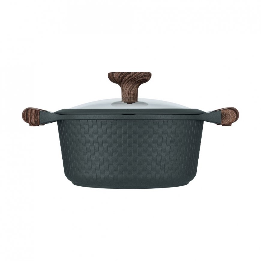 Resto Kitchenware Ran 2,4 L Apaļš Melns, Koks – 3