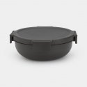 Brabantia Make & Take Lunch container 1.3 L Plastic Grey 1 pc(s) Brabantia Make & Take Lunch container 1.3 L Plastic Grey 1 pc(s)
