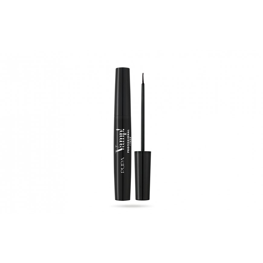 PUPA Milano Vamp! Professional Liner akių kontūro pieštukas 4,5 ml Skystis 100 Extrablack