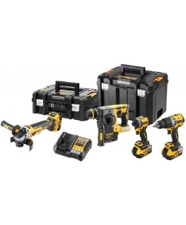 Yhdistelmäsarja DCD805+DCG405+DCH273+DCF850 18V 3x5.0Ah Dewalt [DCK429P3T-QW]
