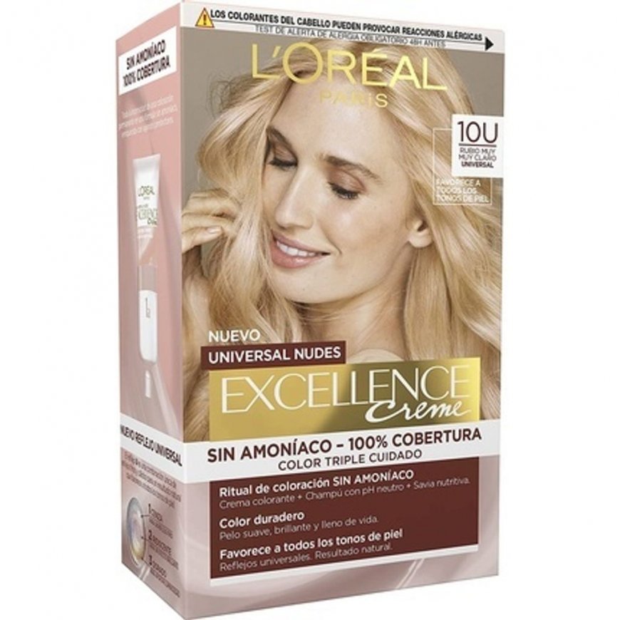 L'Oreal EXCELLENCE NUDES dye 10u-lightest blonde 5 u – 2