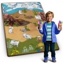 Valcuotas putplasčio dažymo kilimėlis 120 x 90 x 0,3 cm Ricokids RK-344