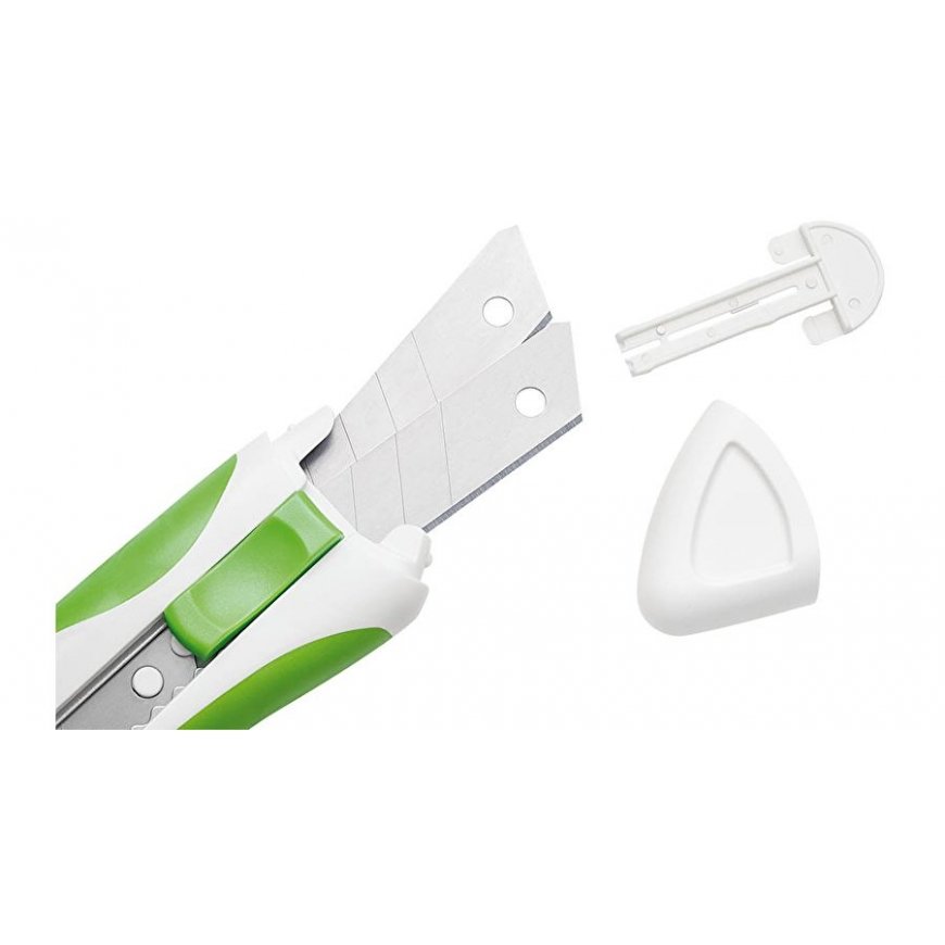 Wedo 78 92118 Green, White Snap-off blade knife – 2