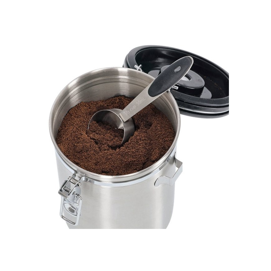 Zeller Present 27367 kitchen storage container Coffee container 1.7 L Plastic, Stainless steel – 3