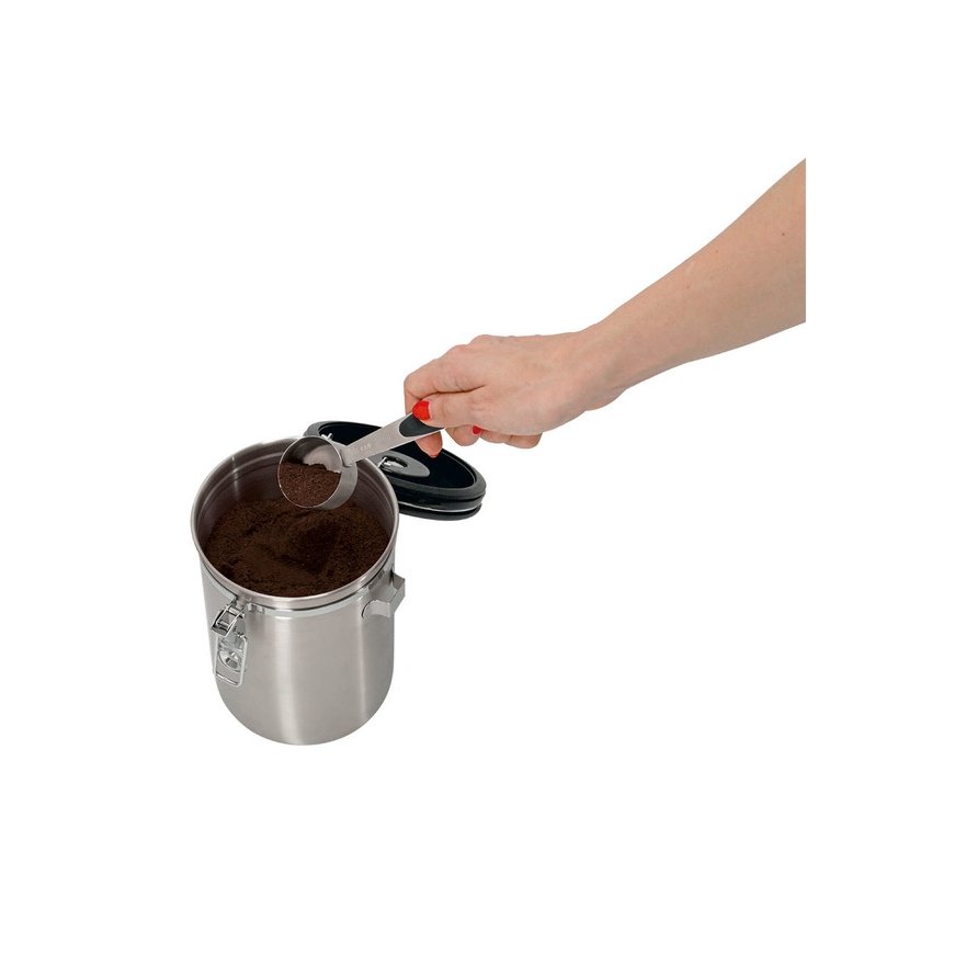 Zeller Present 27367 kitchen storage container Coffee container 1.7 L Plastic, Stainless steel – 5