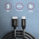 Axagon BUMM3-CM10AB USB kabelis USB 3.2 Gen 1 (3.1 Gen 1) 1 m Micro-USB B USB C Melns Axagon BUMM3-CM10AB USB kabelis USB 3.2 Gen 1 (3.1 Gen 1) 1 m Micro-USB B USB C Melns