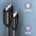Axagon BUMM3-CM10AB USB-kaabel USB 3.2 Gen 1 (3.1 Gen 1) 1 m Micro-USB B USB C Must Axagon BUMM3-CM10AB USB-kaabel USB 3.2 Gen 1 (3.1 Gen 1) 1 m Micro-USB B USB C Must