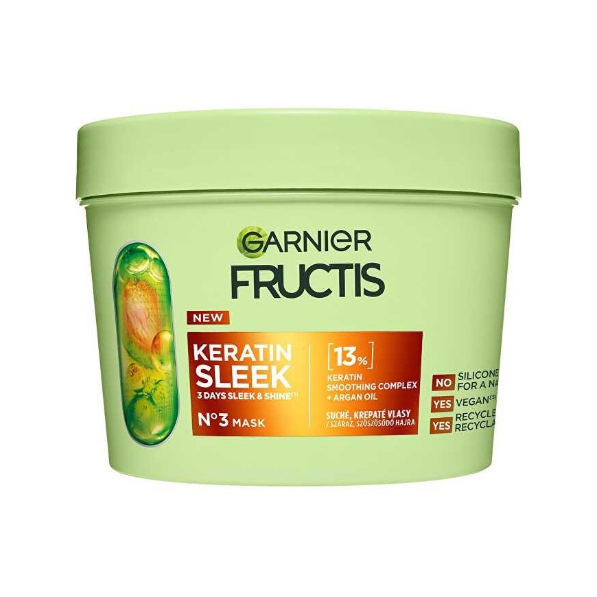Garnier Fructis Keratin Sleek Mask –