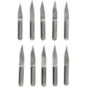 Pora OEM 20 asteen V-tyypin CNC-jyrsin - 0,3 mm Pora OEM 20 asteen V-tyypin CNC-jyrsin - 0,3 mm