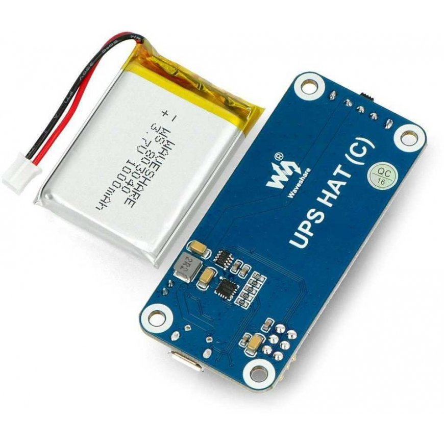 UPS HAT, skirtas Raspberry Pi Zero, Waveshare 19739 – 2