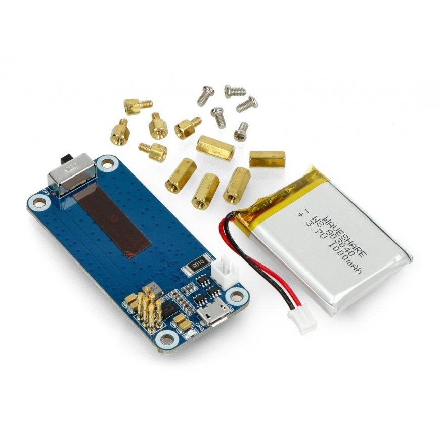 UPS HAT, skirtas Raspberry Pi Zero, Waveshare 19739 – 4