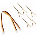Grove - 5 kpl Y-kaapelisarja, 4-nastainen, 2 mm, 20 cm, naarasliittimet - M5Stack A150 Grove - 5 kpl Y-kaapelisarja, 4-nastainen, 2 mm, 20 cm, naarasliittimet - M5Stack A150