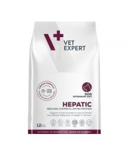 VET EXPERT Veterinary Diet Hepatic Dog - kuiva koiranruoka - 12 kg
