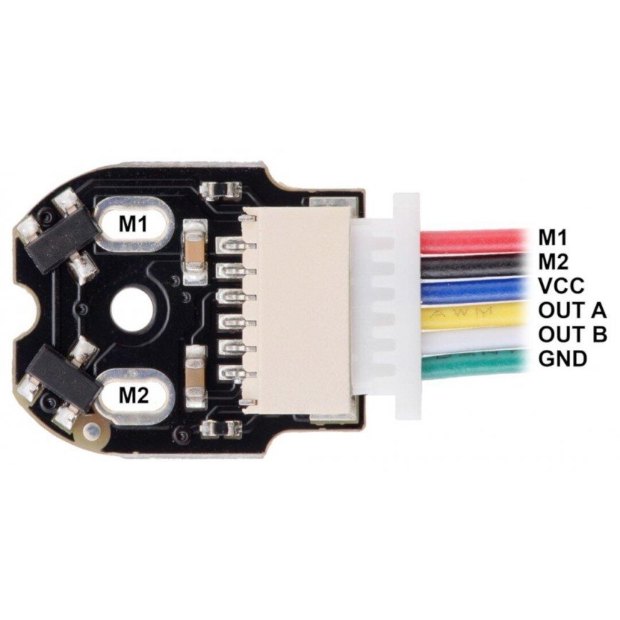 Magnetic encoder kit for micromotors, Side-Entry connector, 2.7-18V, x2, Pololu 4761 – 2