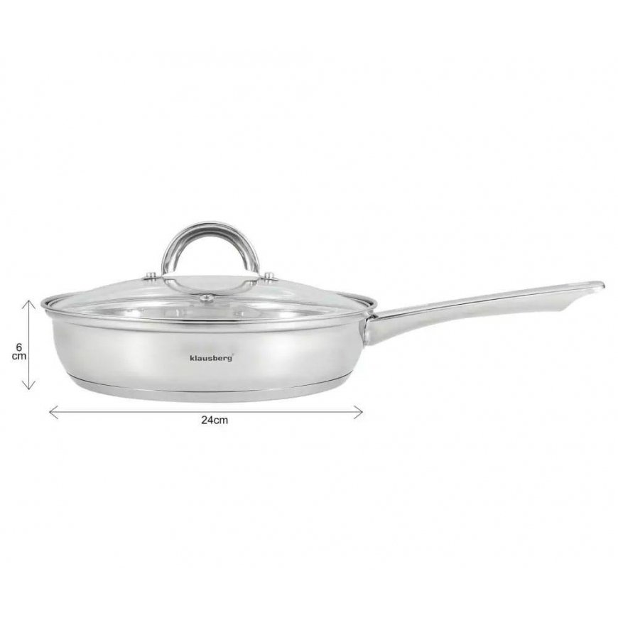 NAINEN STALOWA Z WKŁADEM DO JAJEK 24cm KLAUSBERG KB-7607 – 4