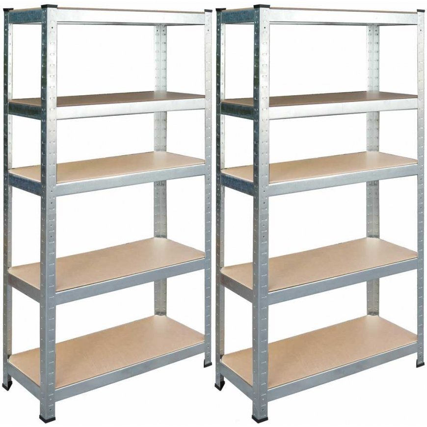 Shelf metal warehouse complex 2 pcs 150 x 75 x 30 cm Humberg HR-810