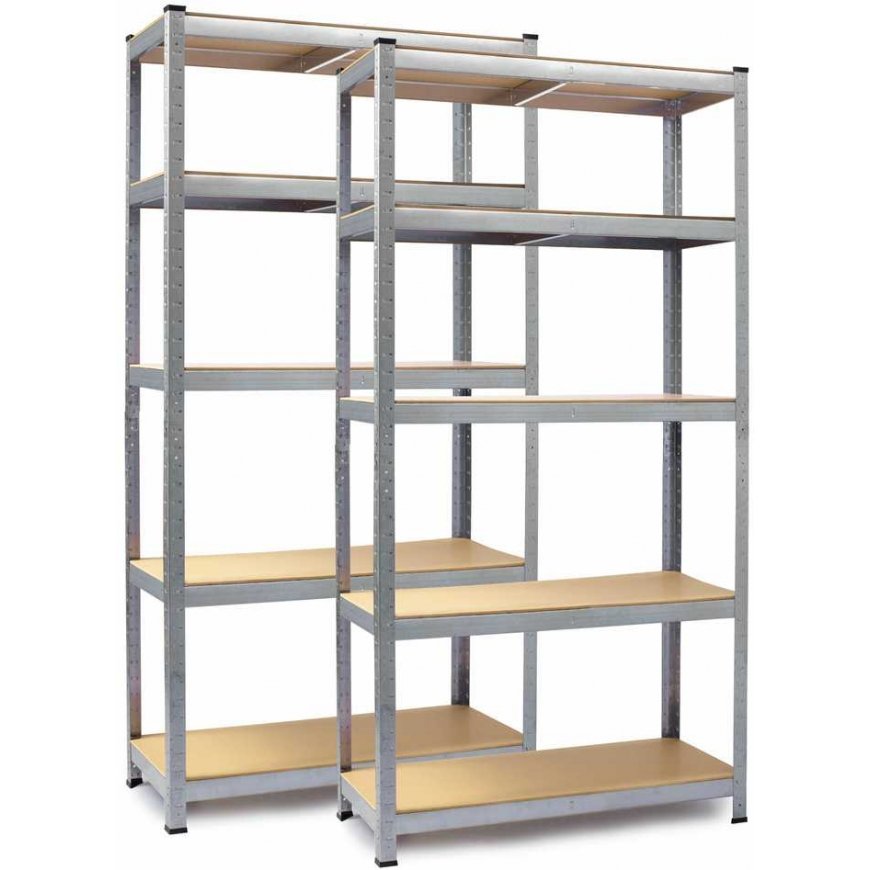 Shelf metal warehouse complex 2 pcs 150 x 75 x 30 cm Humberg HR-810 – 2