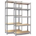 Shelf metal warehouse complex 2 pcs 150 x 75 x 30 cm Humberg HR-810