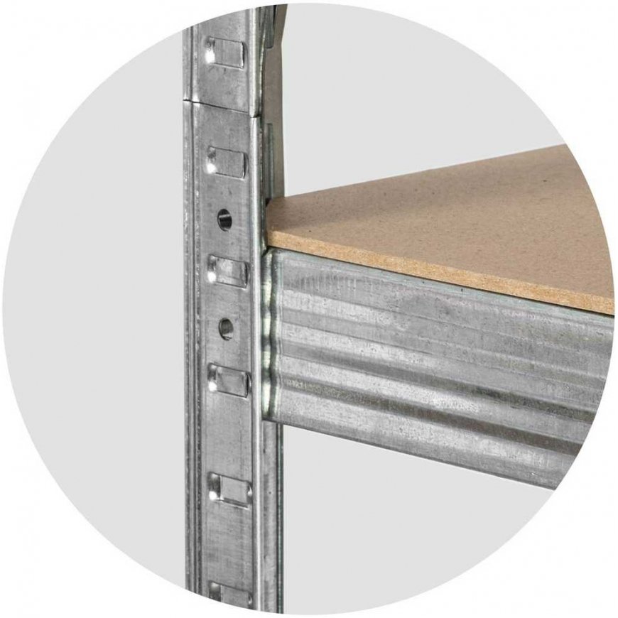 Shelf metal warehouse complex 2 pcs 150 x 75 x 30 cm Humberg HR-810 – 4