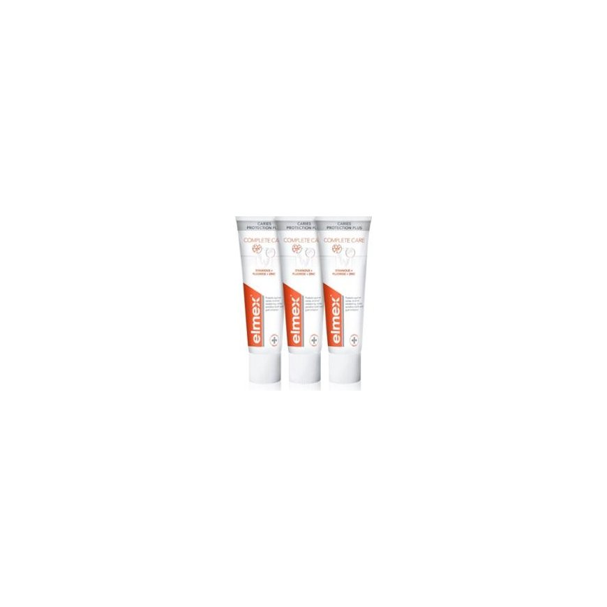 Elmex dantų pasta Caries Protection Plus Complete Care 3 x 75 ml – 2