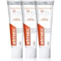 Elmex toothpaste Caries Protection Plus Complete Care 3 x 75 ml Elmex toothpaste Caries Protection Plus Complete Care 3 x 75 ml