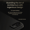 Nillkin Synthetic Fiber PRO Magnetic Hard Case Apple iPhone 16e -suojakuori, kulta