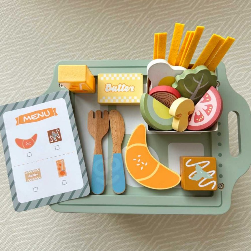 WOOPIE Green Set Breakfast and Restaurant - Ordering Game with Tray and Accessories – 2