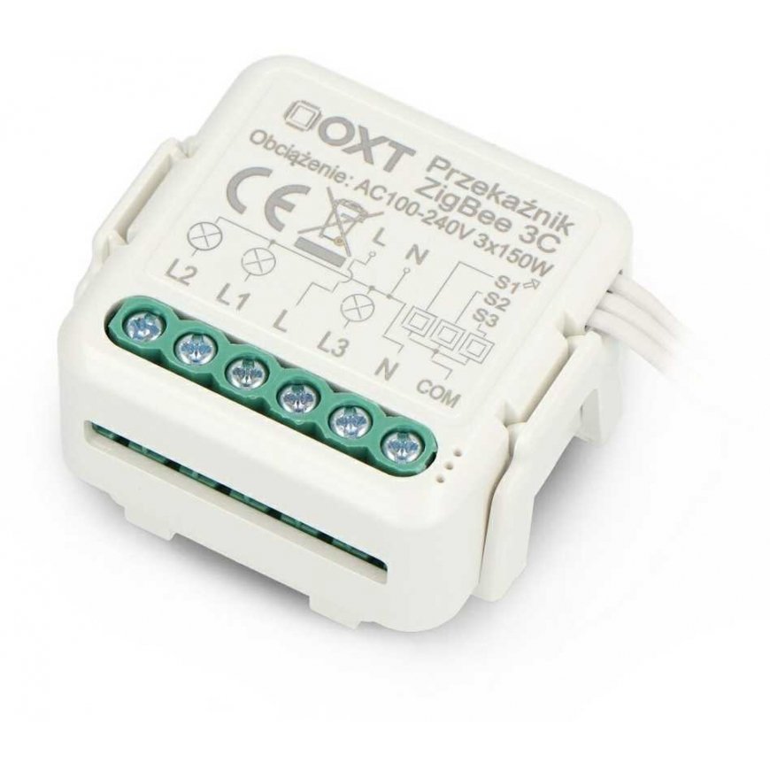 Tuya – 3-channel mini relay – ZigBee – Android/iOS app – OXT T263