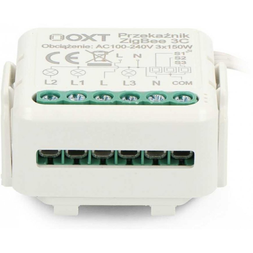 Tuya – 3 kanalų mini relė – ZigBee – Android/iOS programa – OXT T263 – 4