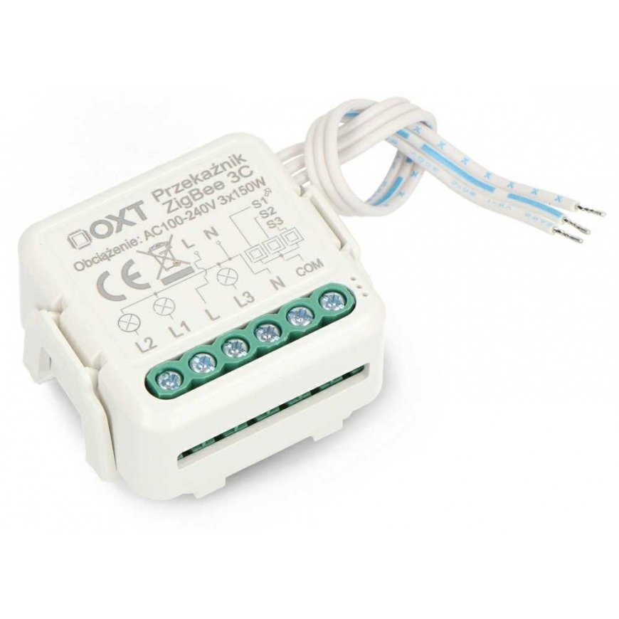 Tuya – 3 kanalų mini relė – ZigBee – Android/iOS programa – OXT T263 – 5