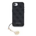 Guess 4G Charm -suojakuori Apple iPhone 16e:lle, sävy sävyssä, harmaa Guess 4G Charm -suojakuori Apple iPhone 16e:lle, sävy sävyssä, harmaa