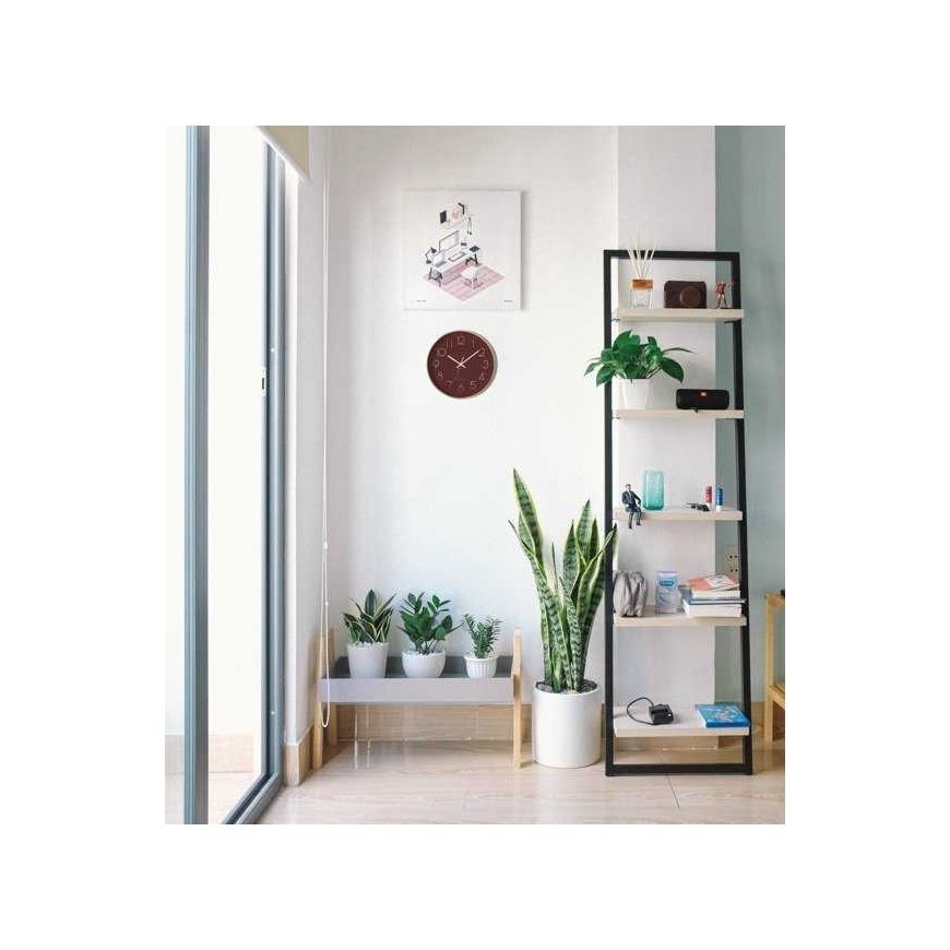 Atmosphera Silent wall clock for the bedroom with silent mechanism, red, Ø 30 cm – 3