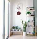 Atmosphera Silent -seinäkello makuuhuoneeseen äänettömällä mekanismilla, punainen, Ø 30 cm Atmosphera Silent -seinäkello makuuhuoneeseen äänettömällä mekanismilla, punainen, Ø 30 cm