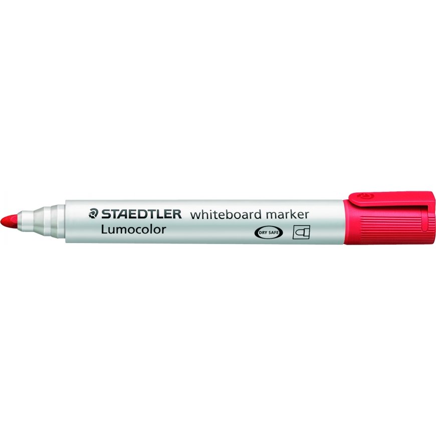 Staedtler Lumocolor tussi 4 kpl Pyöreä pää musta, Sininen, Vihreä, Punainen – 3